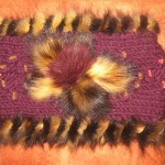 Вязание шапок из меха