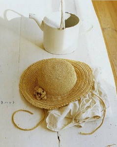 Вязаные летние шляпы